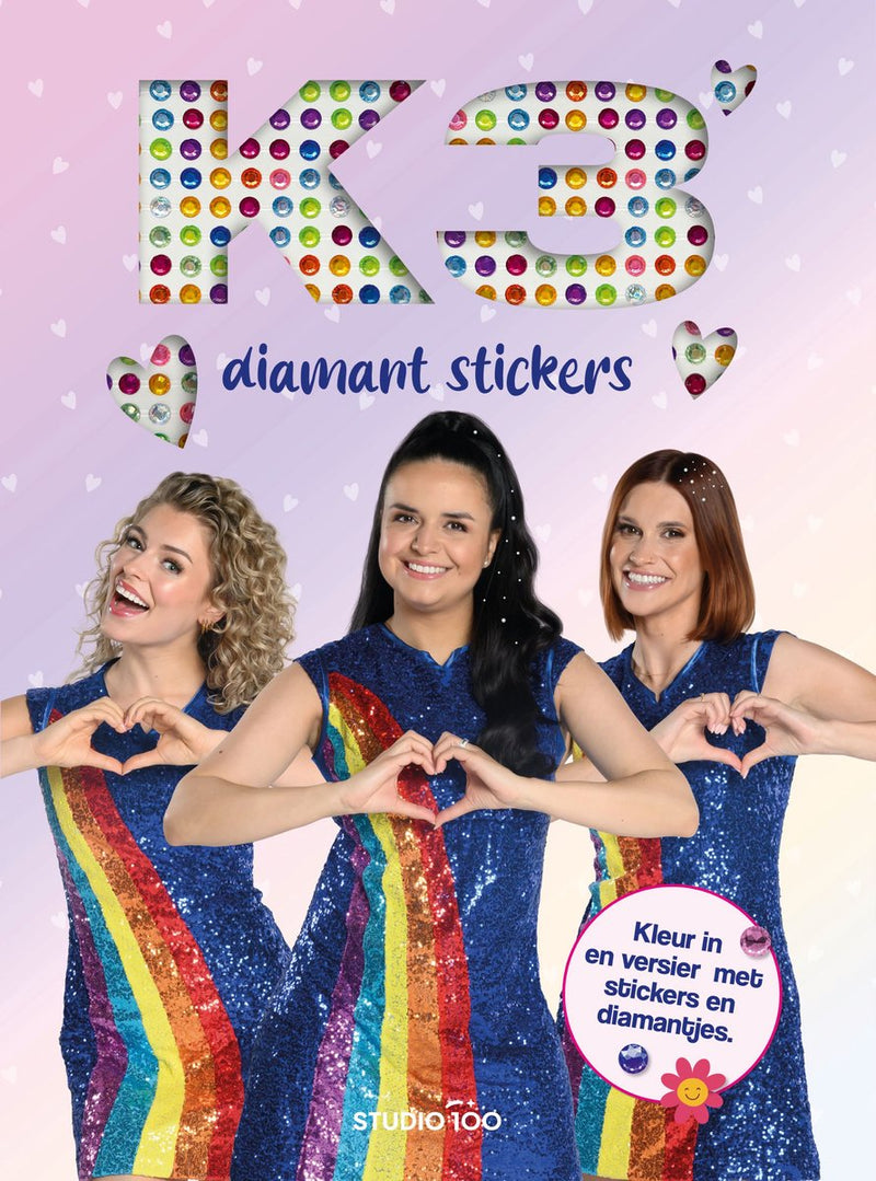Load image into Gallery viewer, Studio 100 k3 kleurboek - diamant stickers
