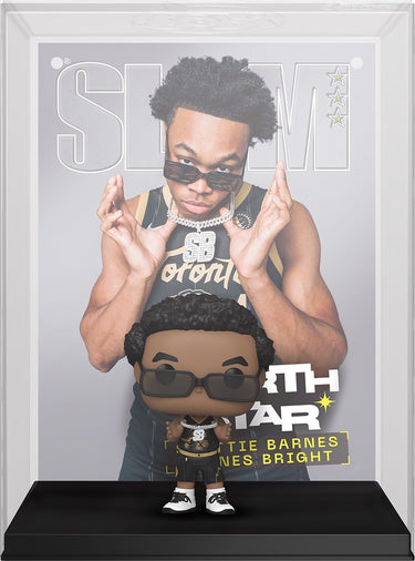 Funko nba - cover pop! basketball scottie barnes (slam magazin) 9 cm verzamelfiguur - multicolours