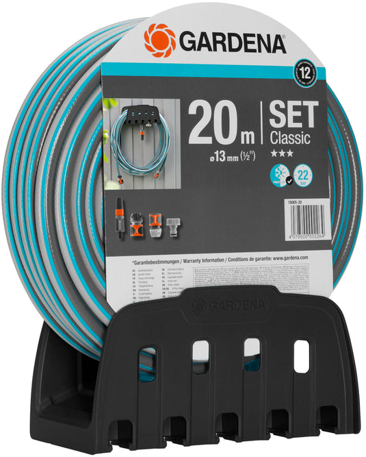 Gardena slanghouder wall hose holder ,with tube+add.
