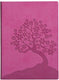 Eccolo notitieboek - essential pink cherry blossom - lijn - ca. 13x18cm - ec-d307l