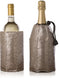 Vacuvin vacu vin active cooler sleeve | wijnkoeler | champagnekoeler | platinum | set van 2