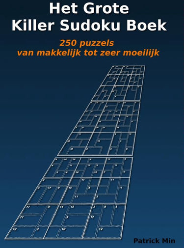 Merkloos sans marque het grote killer sudoku boek
