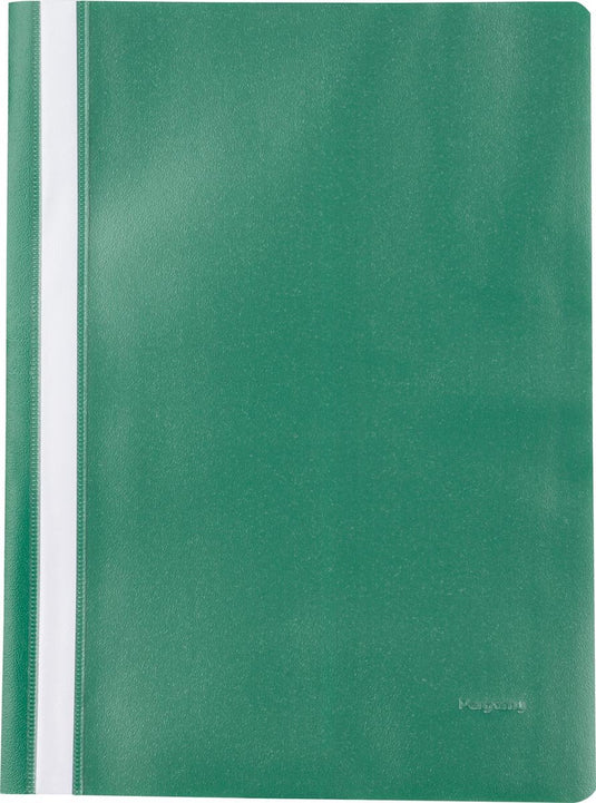 Pergamy snelhechtmap, ft a4, pp, pak van 5 stuks, groen