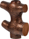 Woood orin decoratie ornament - metaal - bruin - 20x25x9