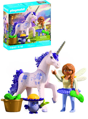 Playmobil verzameleenhoorn gelukslavendel met fee - 71843