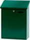 V-part - wandbrievenbus sebastian - galvanized steel powder coated - groen - brievenbus