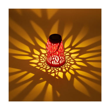 Lumineo solar lantaarn plastic ã˜11,5xh18cm 2 assorti
