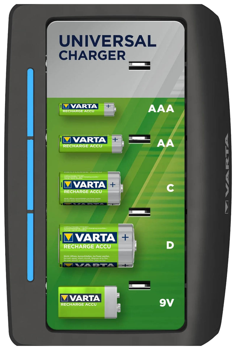 Load image into Gallery viewer, Varta laadapparaat lcd universal charger battery charger aa aaa c universal charger
