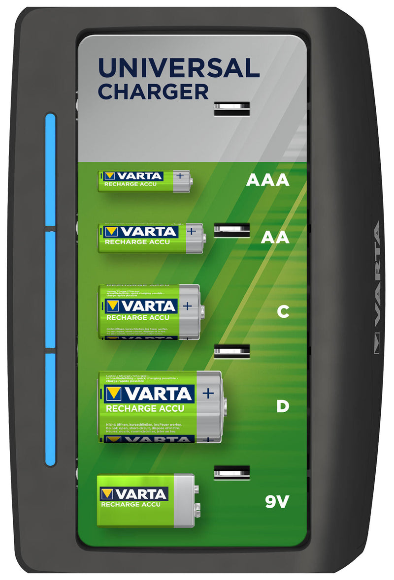 Load image into Gallery viewer, Varta laadapparaat lcd universele lader battery charger aa aaa c universal charger
