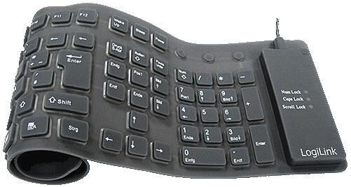 Logilink pc toetsenbord silicone keyboard