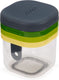 Joseph joseph multi-prep mini mandoline met opvangbak.