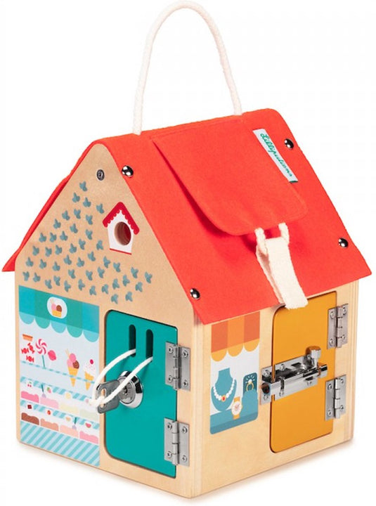 Lilliputiens - grendelhuis - houten speelgoedhuis met verborgen ruimtes