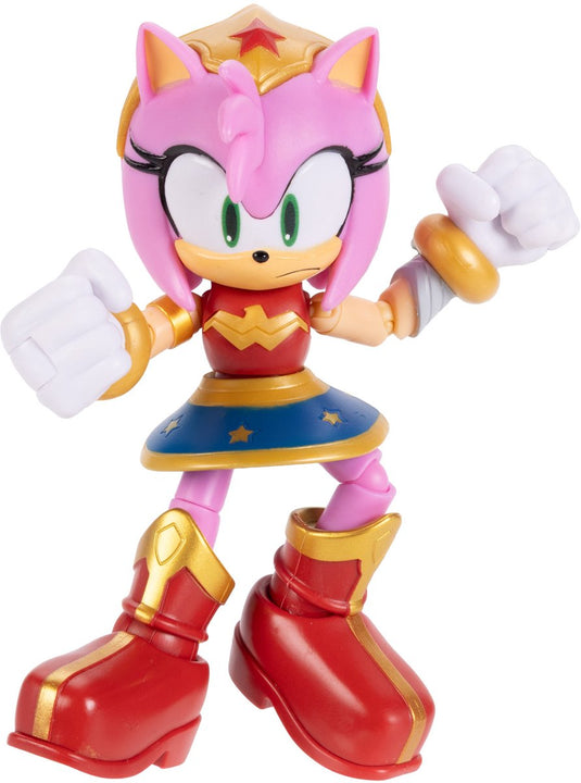 Jakks sonic dc 13 cm figuur amy - wonder woman