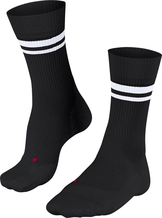 Falke te4 classic tennissokken anti blaren, lichte padding katoen sportsokken heren zwart - maat 39-41
