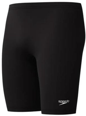 Speedo endurance+ logo jammer heren sportzwembroek - zwart wit