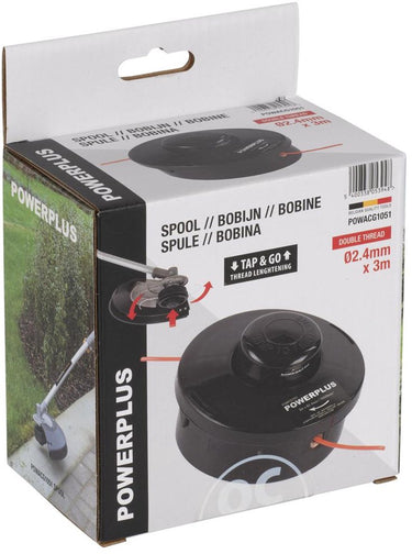 Powerplus powacg1051 bobijn - spoel voor grastimmer en bosmaaier - 60476-60478-xg3012-xg3016-xg3023-xg3025-xg30