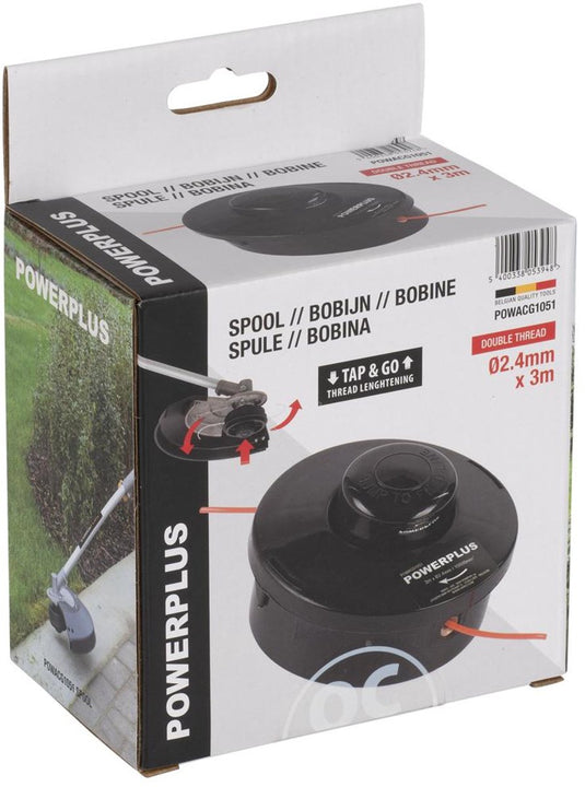 Powerplus powacg1051 bobijn - spoel voor grastimmer en bosmaaier - 60476-60478-xg3012-xg3016-xg3023-xg3025-xg30