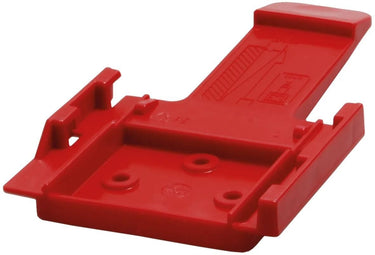 Tripus halter bracket f. wheel chock plastic red