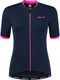Rogelli essential fietsshirt - korte mouwen - dames - groen, roze - maat m