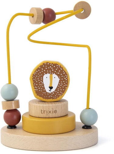 Trixie - houten kralenframe - baby activity toys - mr lion