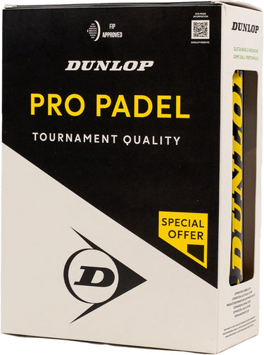 Dunlop - padel bal- pro padel 2x3- geel