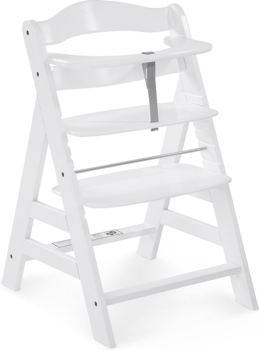 Hauck alpha+ white kinderstoel - wit fsc® gecertificeerd beukenhout