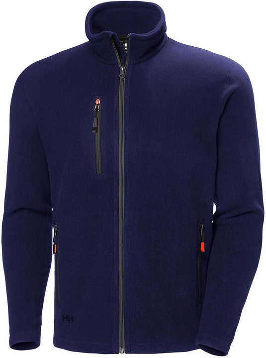 Helly hansen oxford fleece jacket 72026 - mannen - marine blauw - xxl
