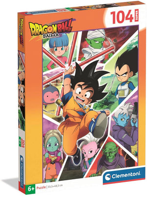 Clementoni - puzzel - dragon ball daima - portrait - 104 stukjes - super - vanaf 6 jaar