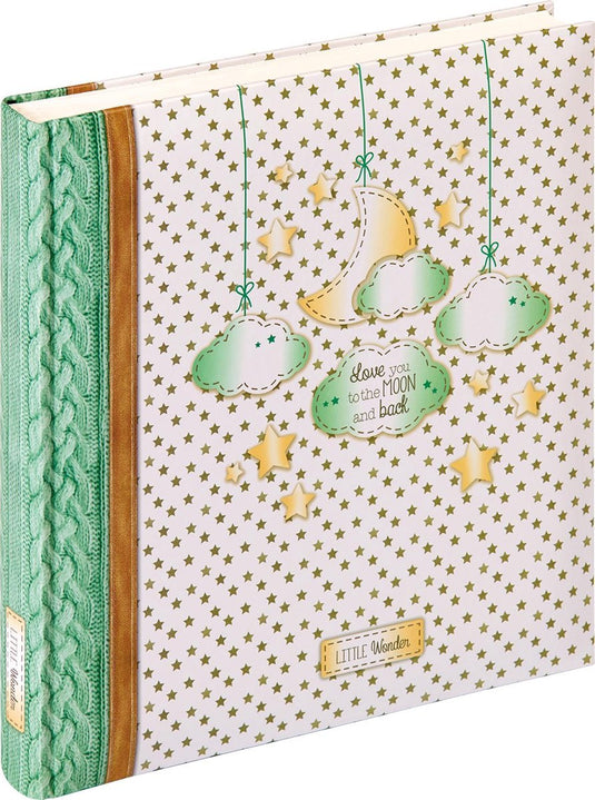 Walther uk-209 little wonder - babyalbum - formaat 28 x 30,5 cm - crème groen