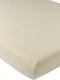 Meyco baby uni hoeslaken wieg - pre-washed hydrofiel - soft sand - 40x80cm