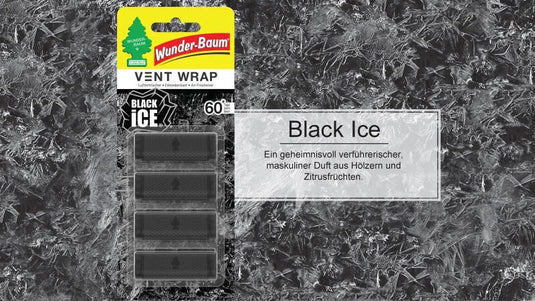 Wunder-baum luchtverfrisser vent wrap air freshener vent black vent wrap