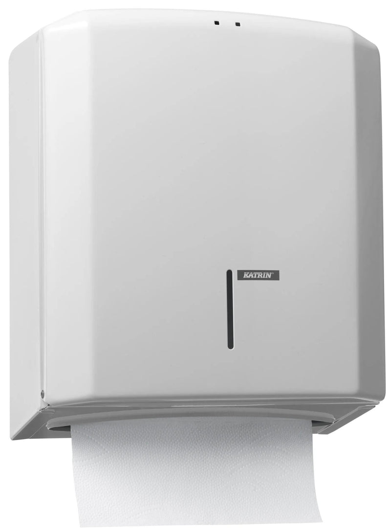 Load image into Gallery viewer, Katrin handtuchspender hand towel m dispenser folded towel dispenser m metal white
