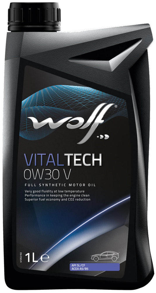 Wolf motorolie vitaltech v motoroil 0w30 1l vitaltech v