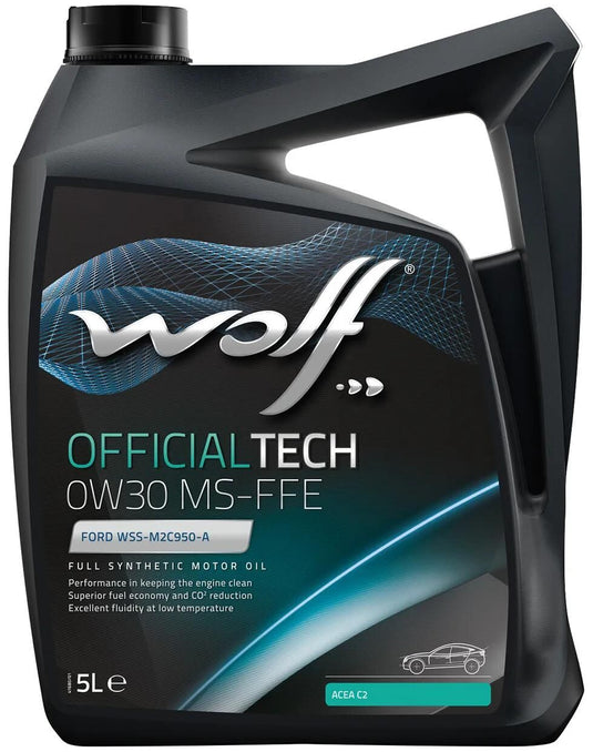 Wolf motorolie officialtech ms-ffe motoroil 0w30 5l off.tech ms-ffe