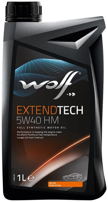 Wolf motorolie extendtech hm motoroil 5w40 1l extendtech hm