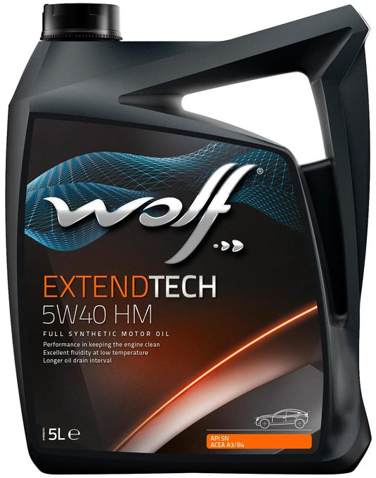 Wolf motoröl extendtech hm motoroil 5w40 5l extendtech hm