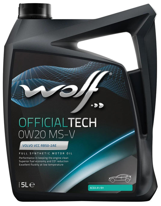 Wolf motoröl officialtech ms-v motoroil 0w20 5l off.tech ms-v