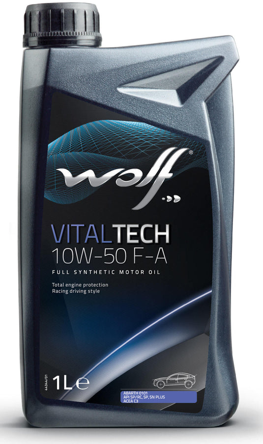 Wolf motorolie vitaltech f-a motoroil 10w-50 1l vital tech f-a