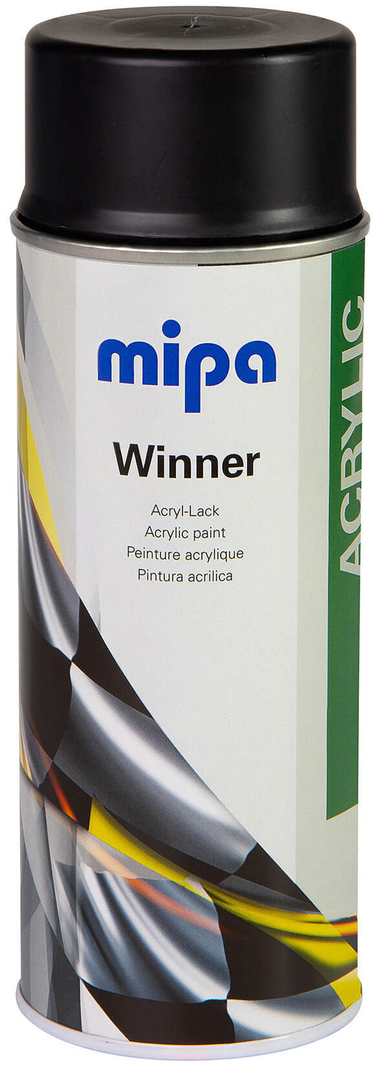 Mipa autolak winner acrylic lacquer black s.- 400 ml
