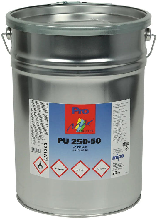 Mipa 2k-pu lacquer, pu 250-50 pro mix indust.20kg