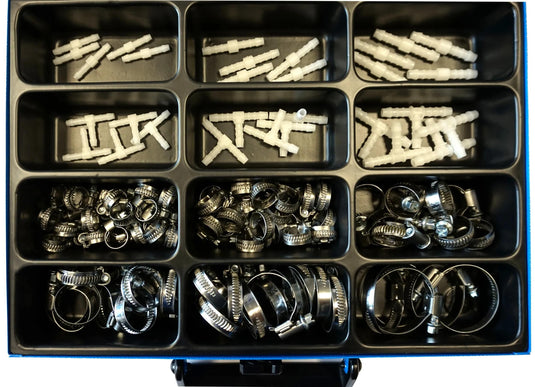 Dresselhaus schlauchschellensortiment sort. clamps+connectors