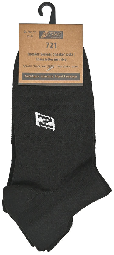 Nitras safety sokken sneaker sneaker-sock.sw gr.35-38 nitras 1pk with 2 pairs