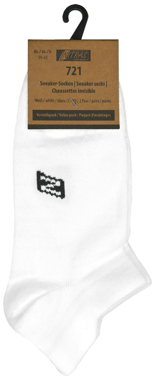 Nitras safety sokken sneaker sneaker-sock.we gr.35-38 nitras 1pk with 2 pairs