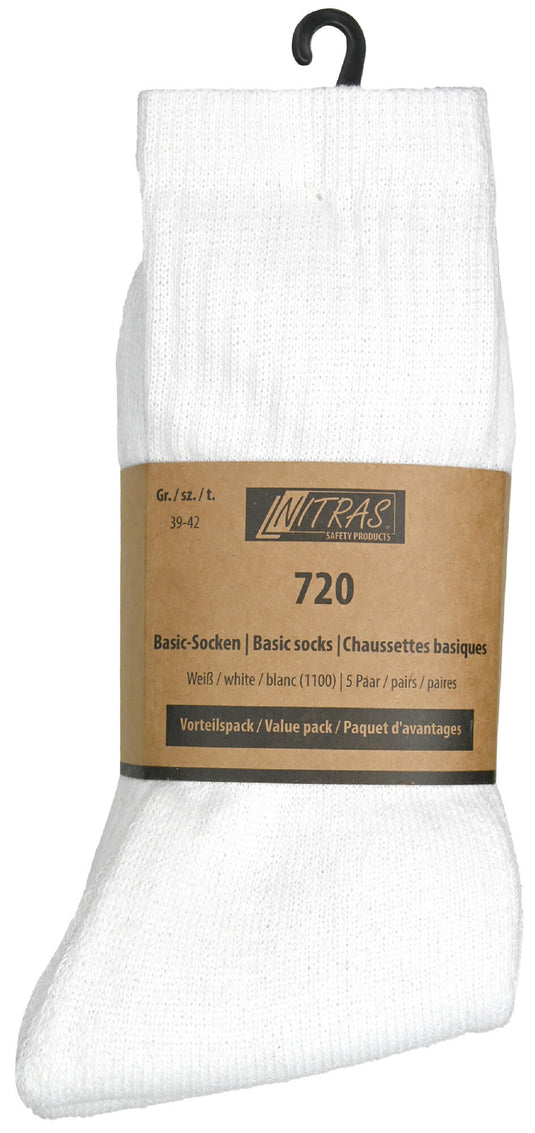 Nitras safety sokken basic basic-socks we gr.39-42 nitras 1pk with 5 pairs