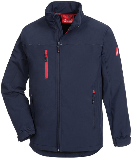 Nitras safety softshell jack motion tex light softshell jacket gr. xl motion tex light blue