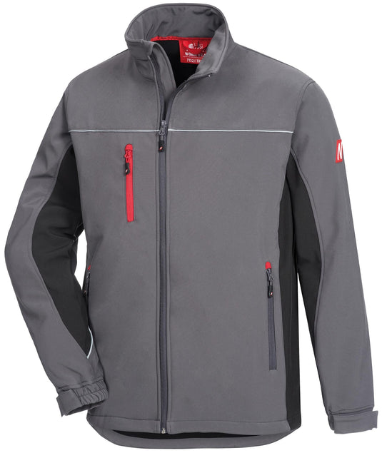 Nitras safety softshell jack motion tex light softshell jacket gr. xxl motion tex light gray sw