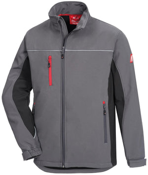 Nitras safety softshell jack motion tex light softshell jacket gr. l motion tex light gray sw