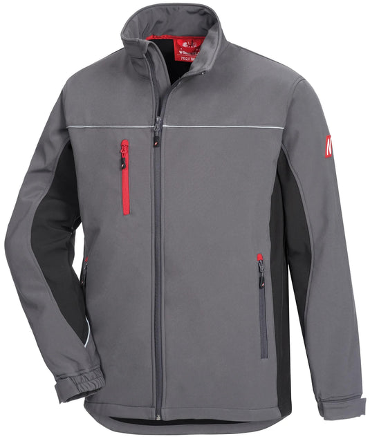 Nitras safety softshelljacke motion tex light softshell jacket gr. xxl motion tex light gray sw