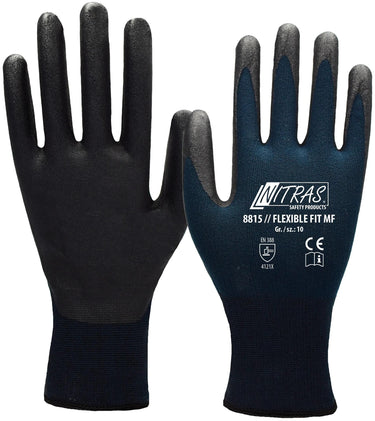 Nitras safety flexibele werkhandschoen flexible fit mf glove size 8 flexible fit mf