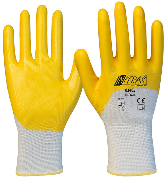 Nitras safety nitrilhandschoen nitrile glove size 11 nitras
